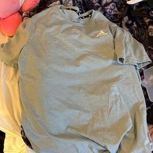 adidas green aero ready shirt